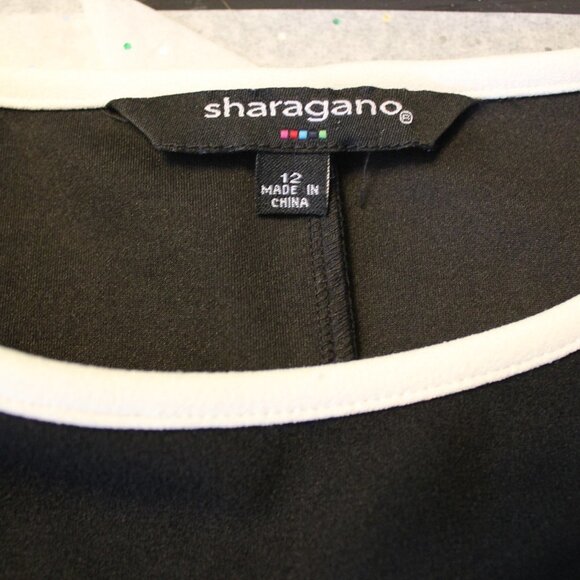 Sharagano Stretch Black Career Dress - Picture 5 of 8